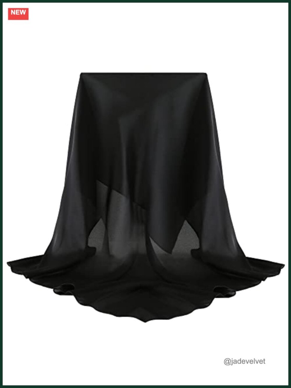 100% Mulberry Silk 35" Square Scarf Head Wrap Gift Box